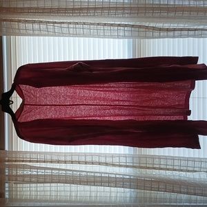 Orange long sleeve, size large